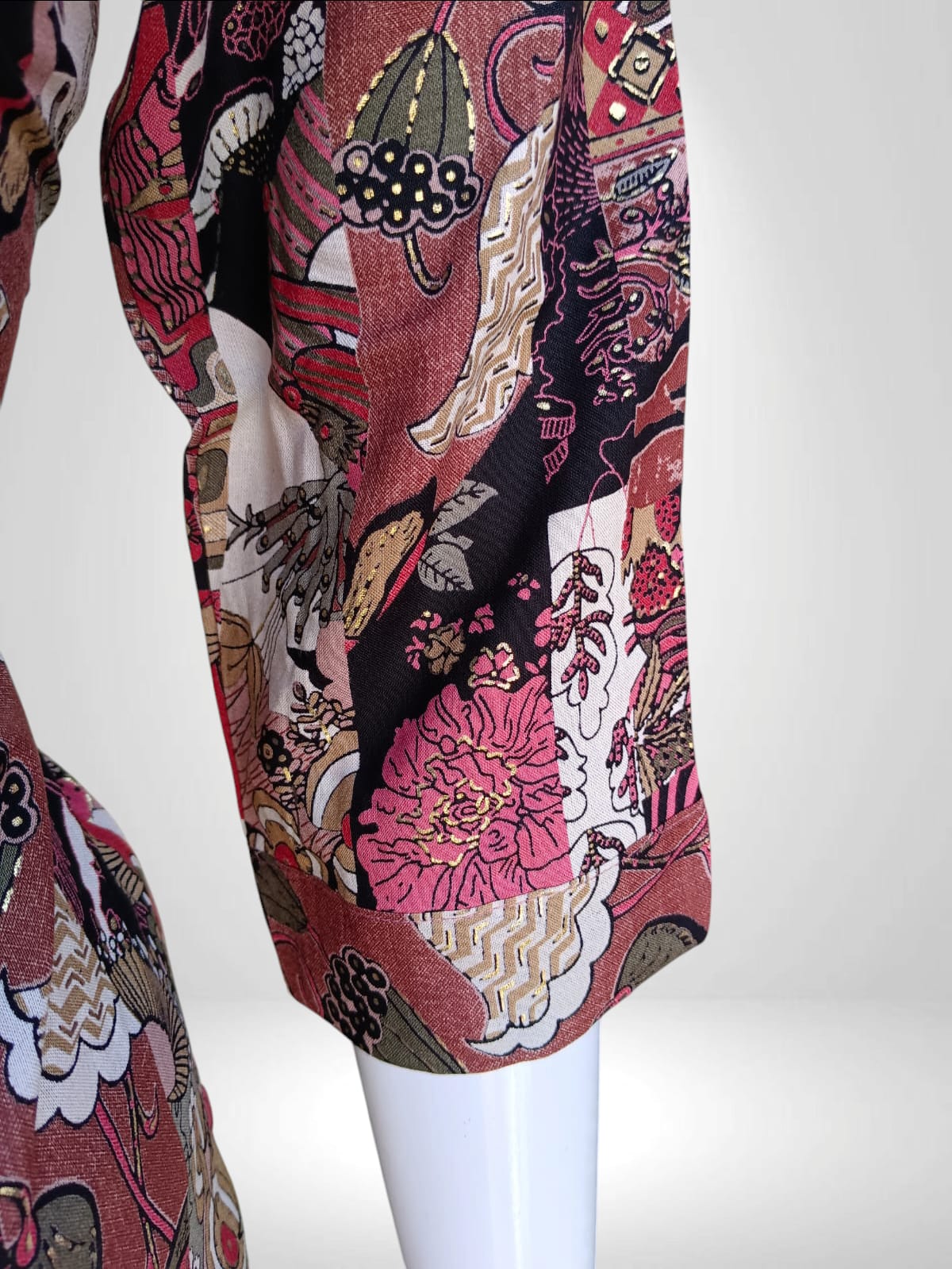 Patchwork Printed short Kurti