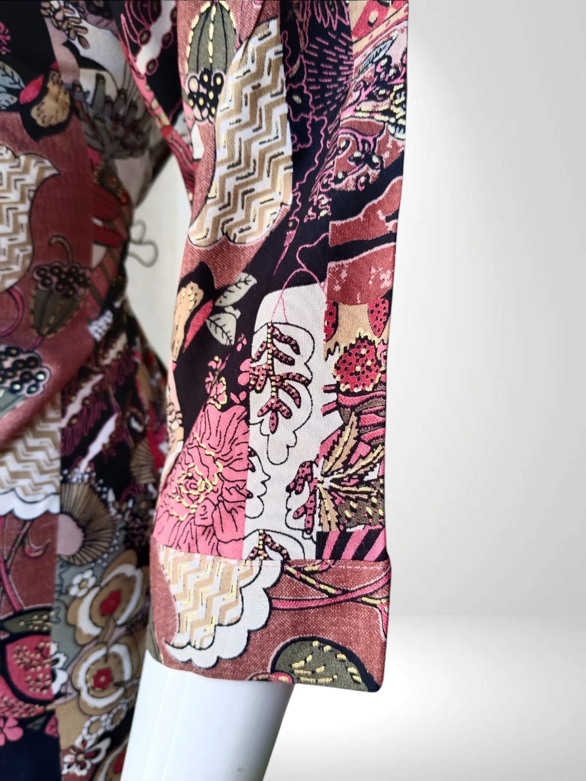 Patchwork Printed short Kurti