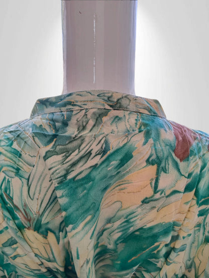 Watercolor Waves Short kurti Top