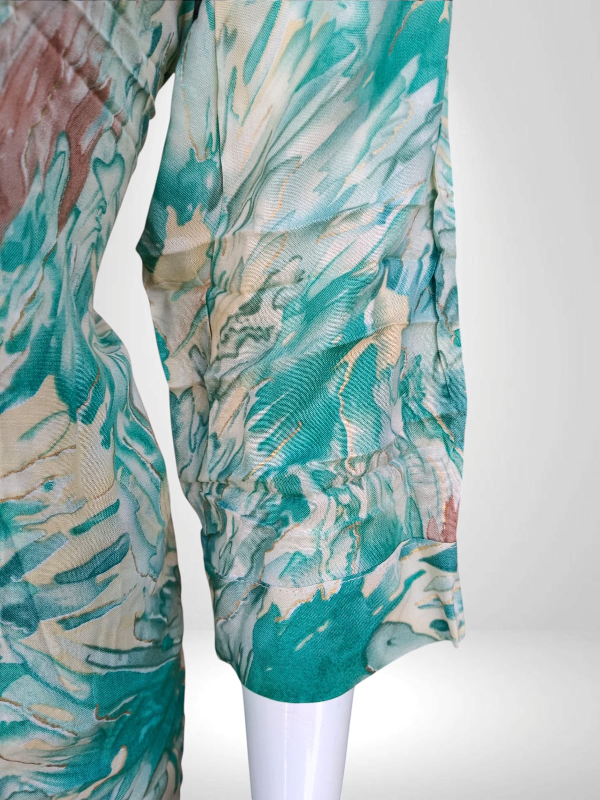Watercolor Waves Short kurti Top