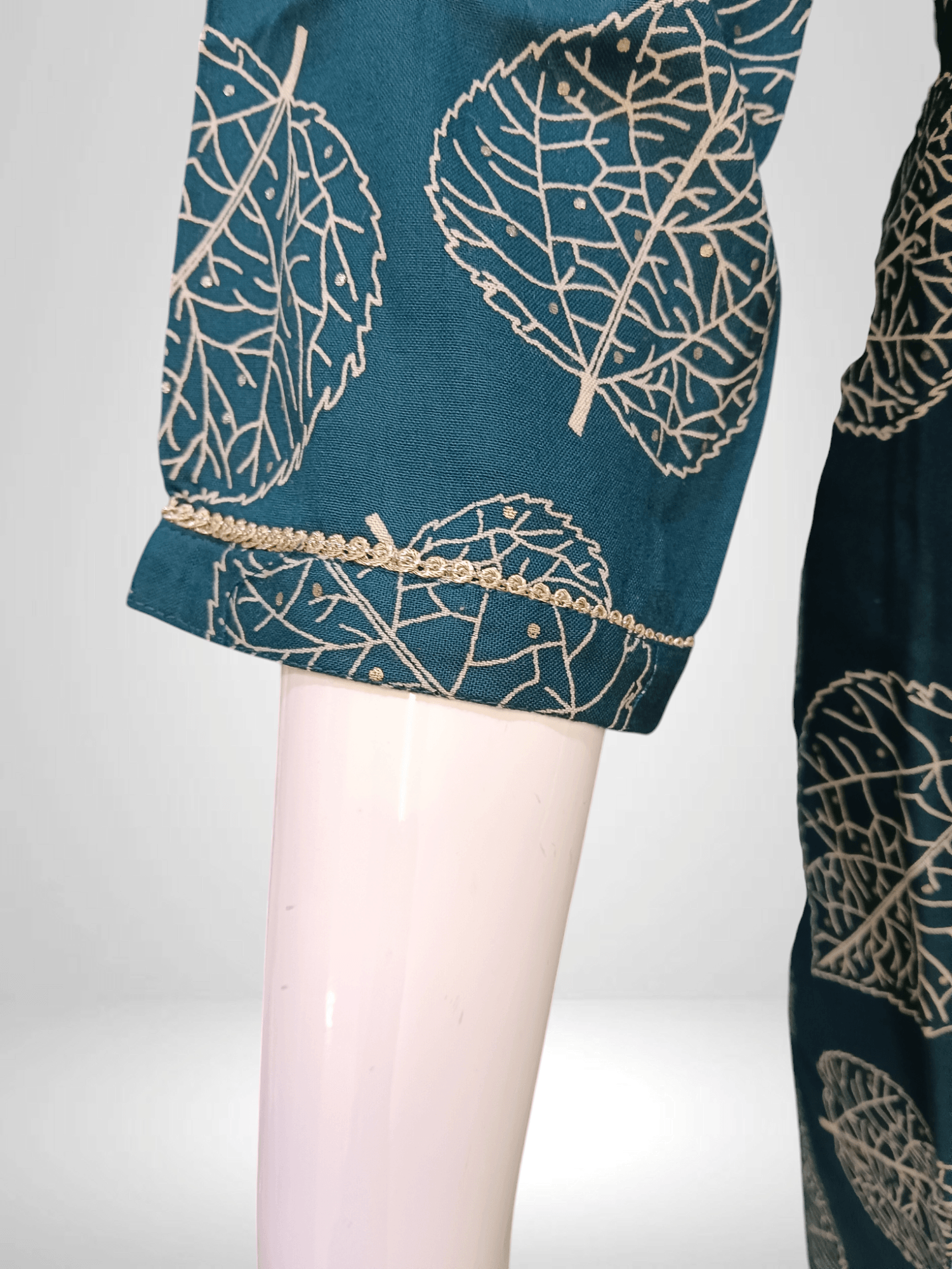 Golden Leaf Charm kurti - Banjari Fashion