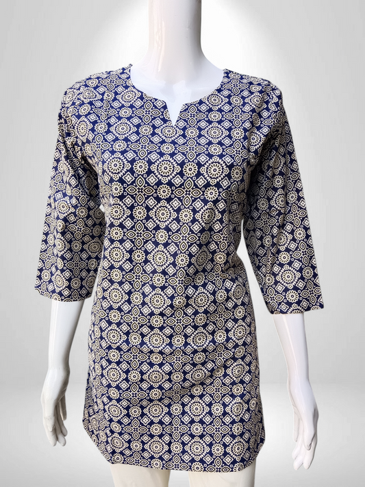 Navy Royale Gilded designer Kurti