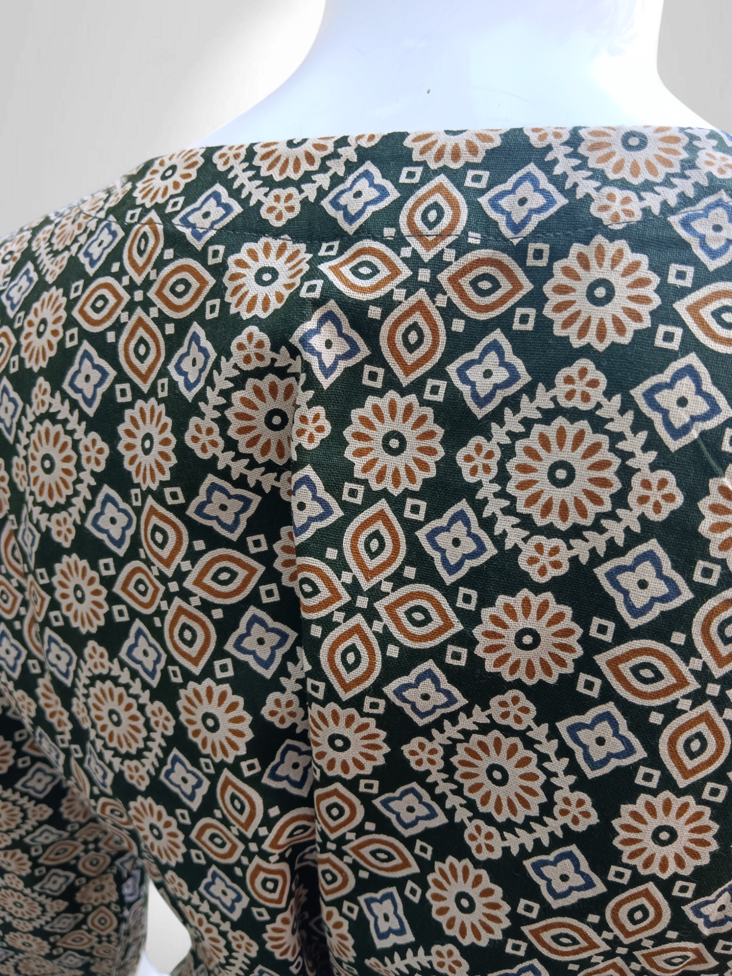 Green Gleam Grace Royale Kurti