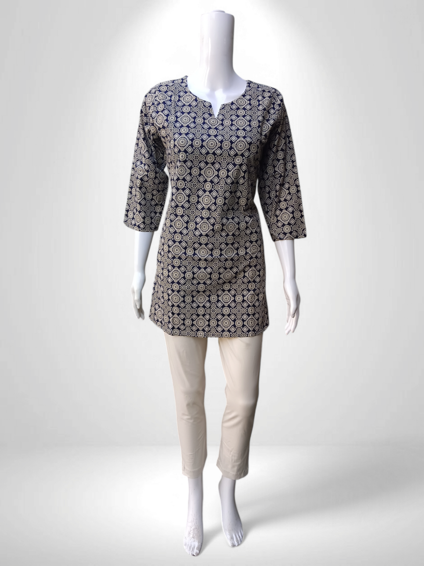 Navy Royale Gilded designer Kurti