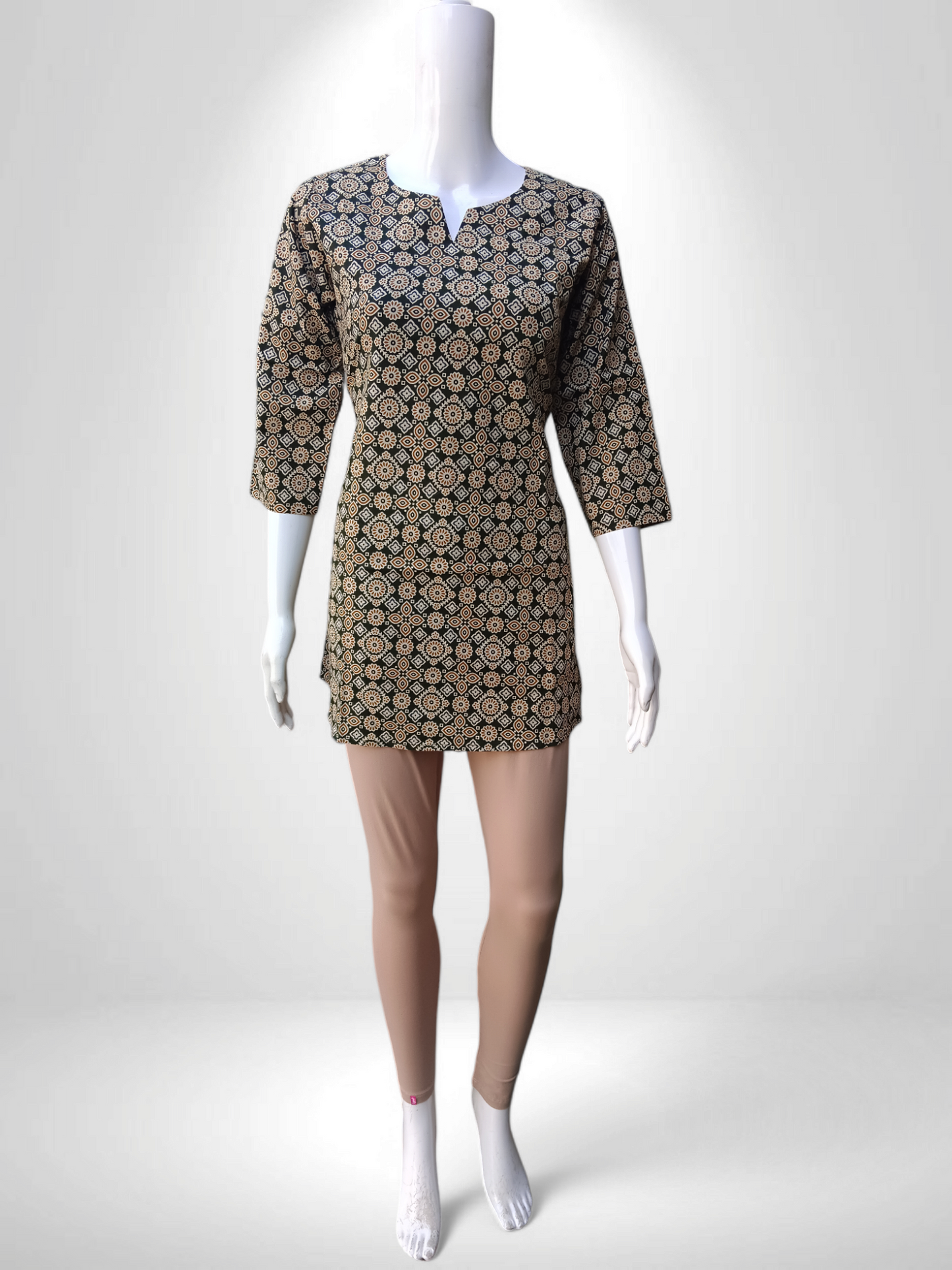 Green Gleam Grace Royale Kurti