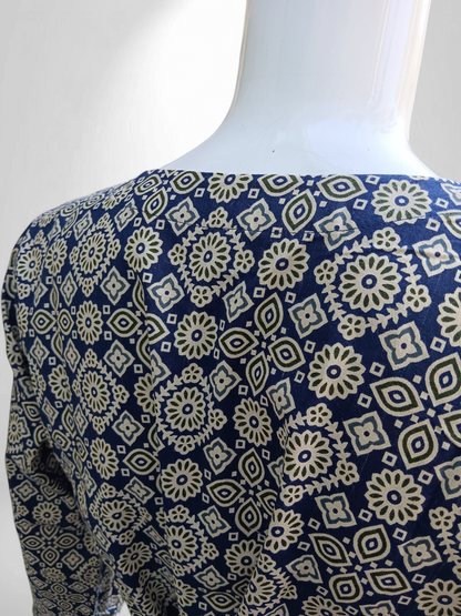 Navy Royale Gilded designer Kurti