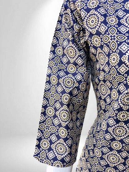 Navy Royale Gilded designer Kurti