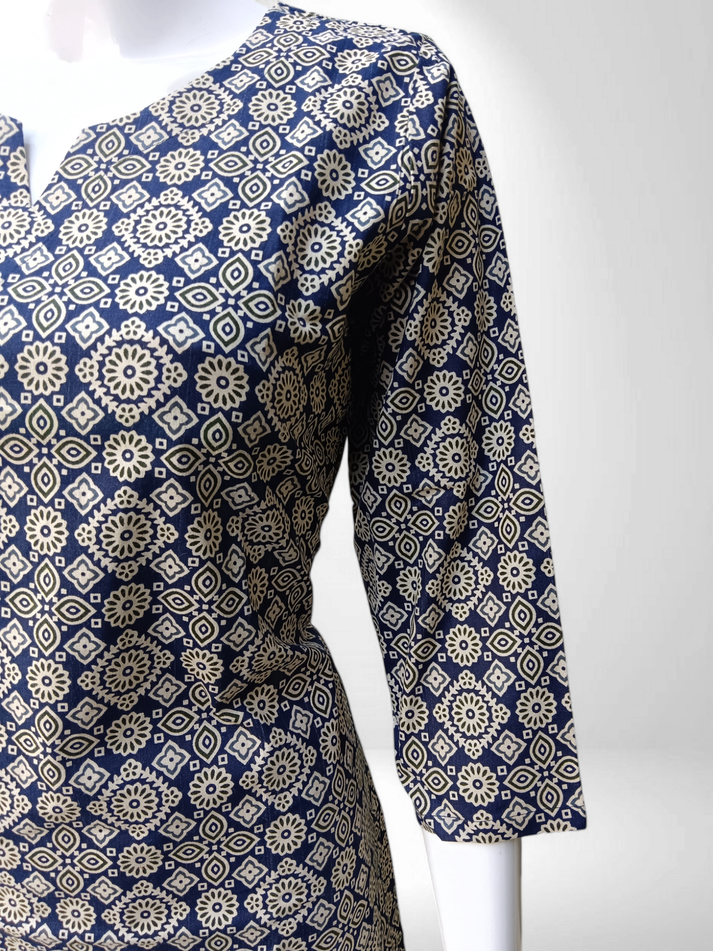 Navy Royale Gilded designer Kurti