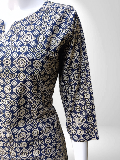 Navy Royale Gilded designer Kurti